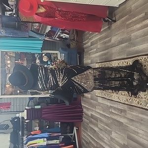 Cinderella Divine black and gold dress size 12